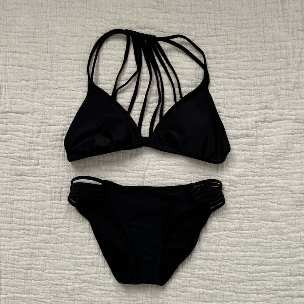 Xhilaration Black Bikini Set